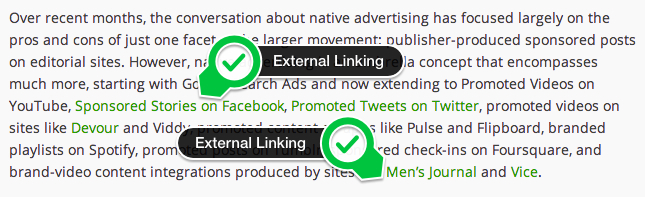 External Linking Example