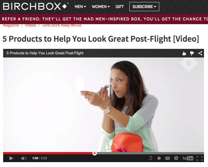 BirchBox How To Video