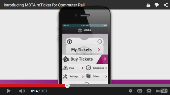 MBTA mTicket app