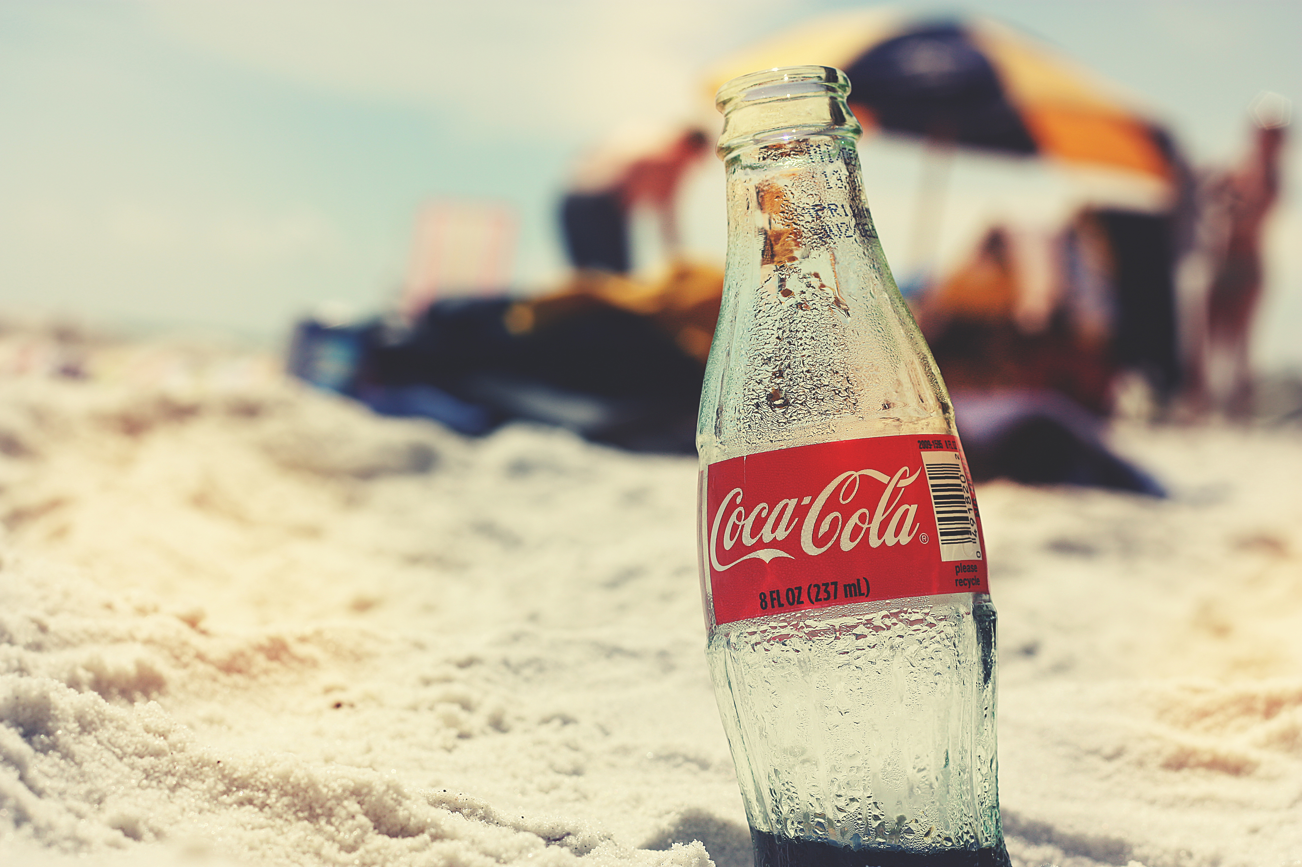 Coca-Cola relies on image marketing.