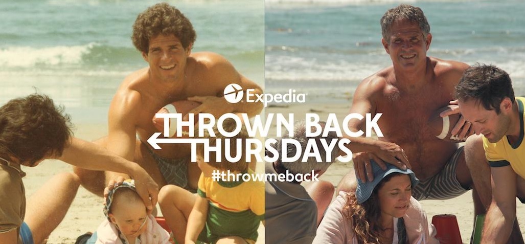 Expedia Thrown Back Thursdays promo