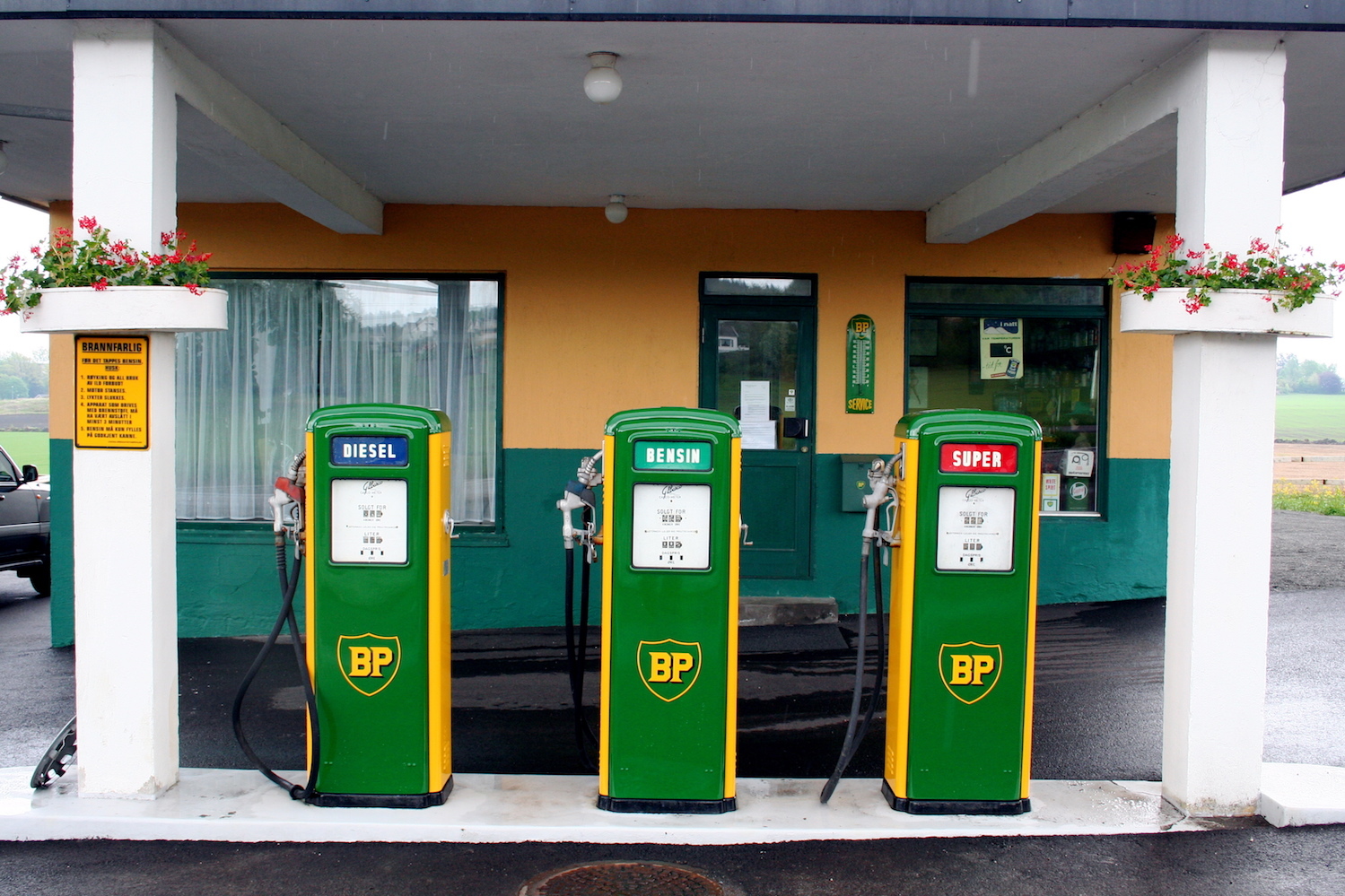 BP gas station in Norway