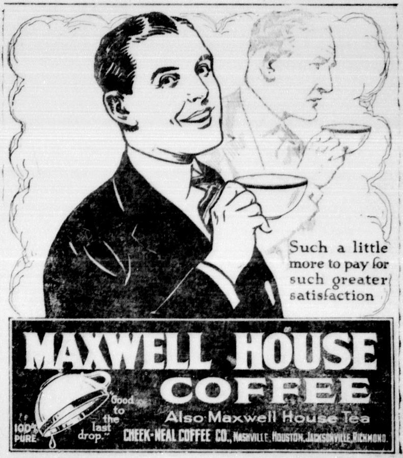 newspaper ad from 1921