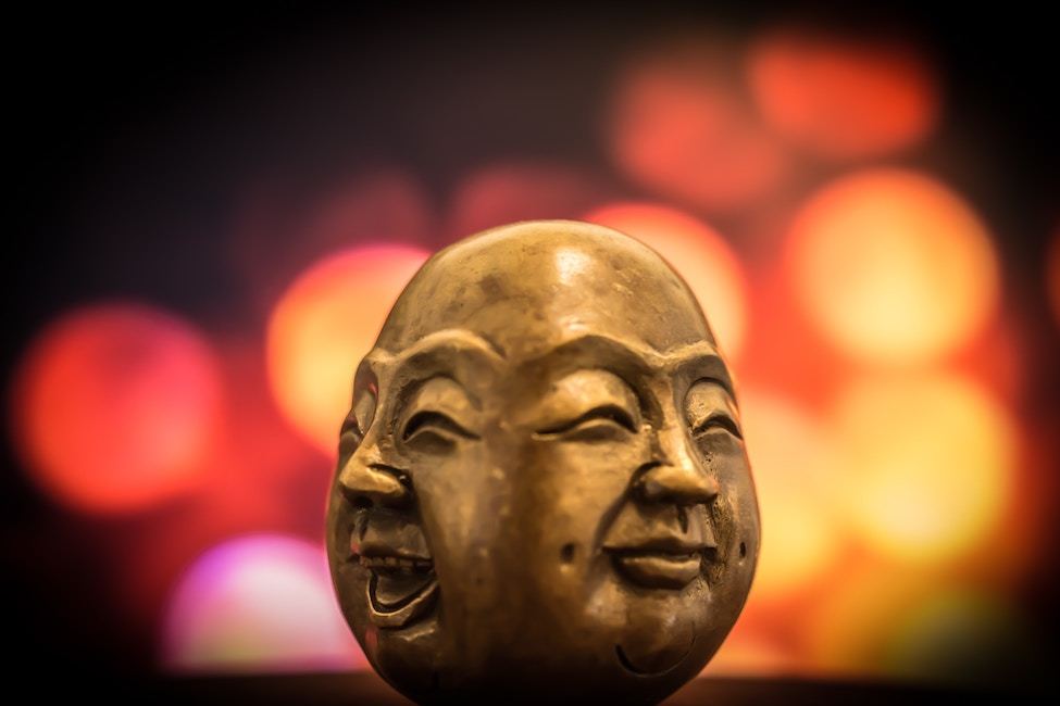 The two faces of Buddha