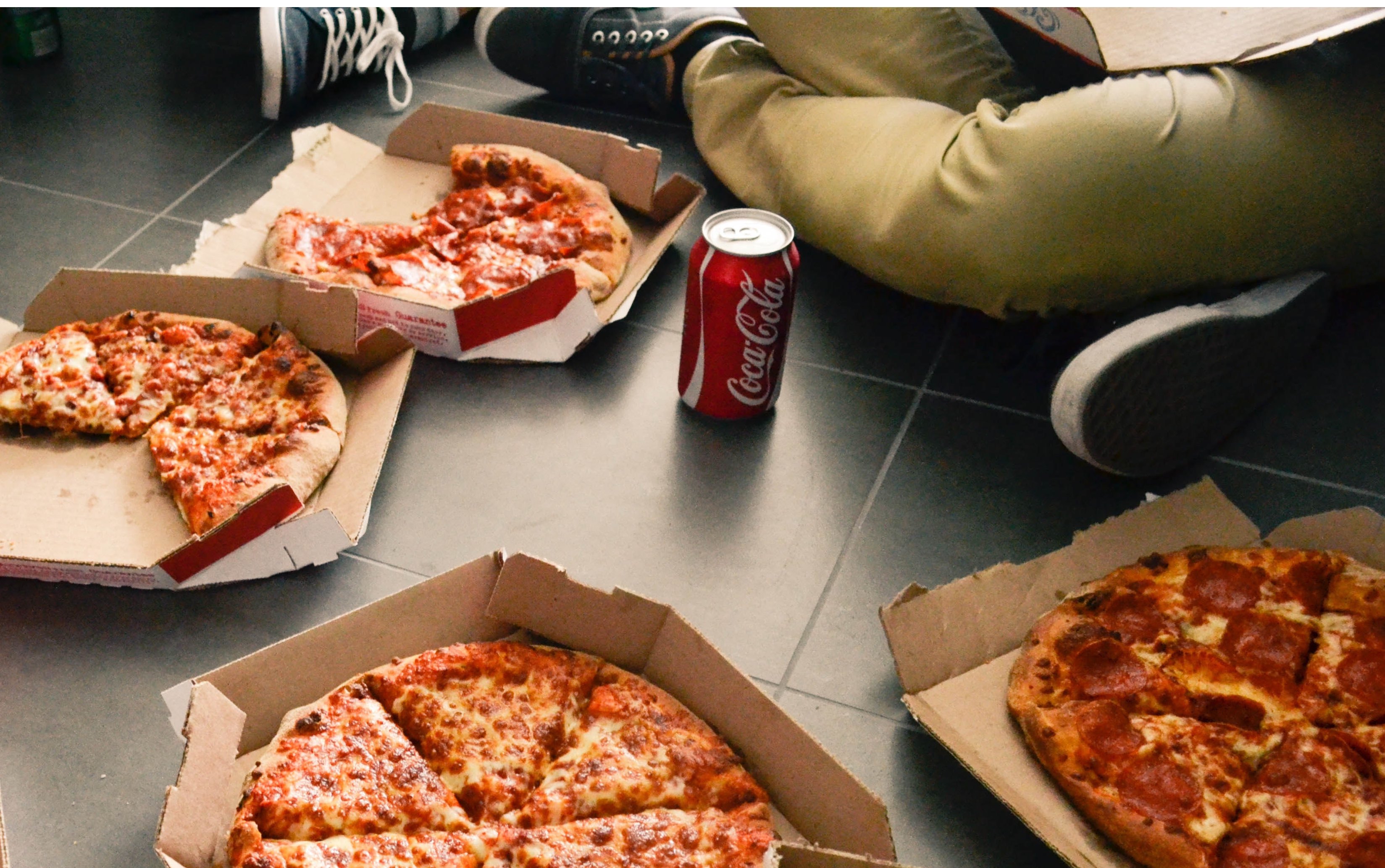 Pizza and Coca-Cola