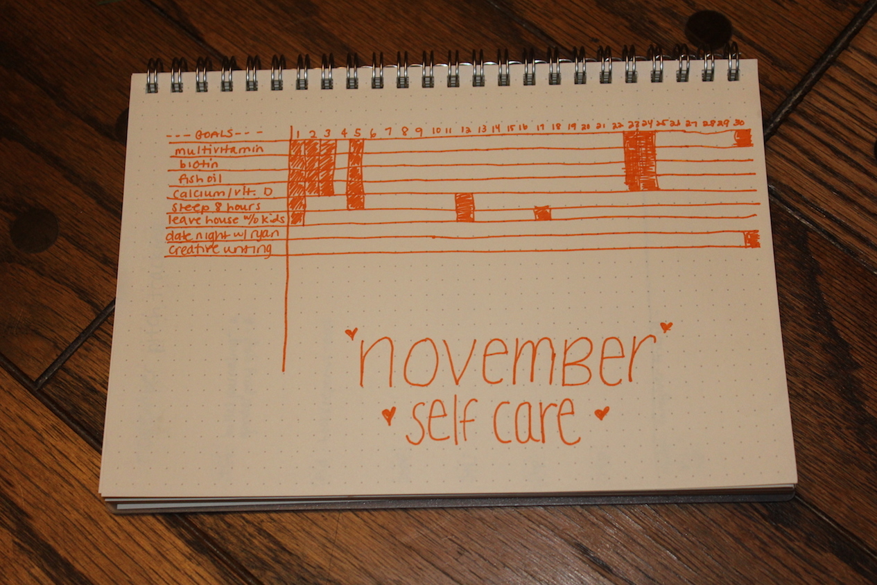 bullet journal erin ollila experiment self care