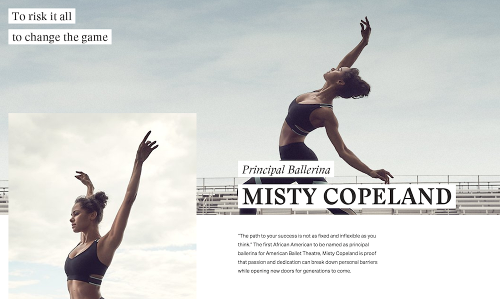 Under Armour - Misty Copeland