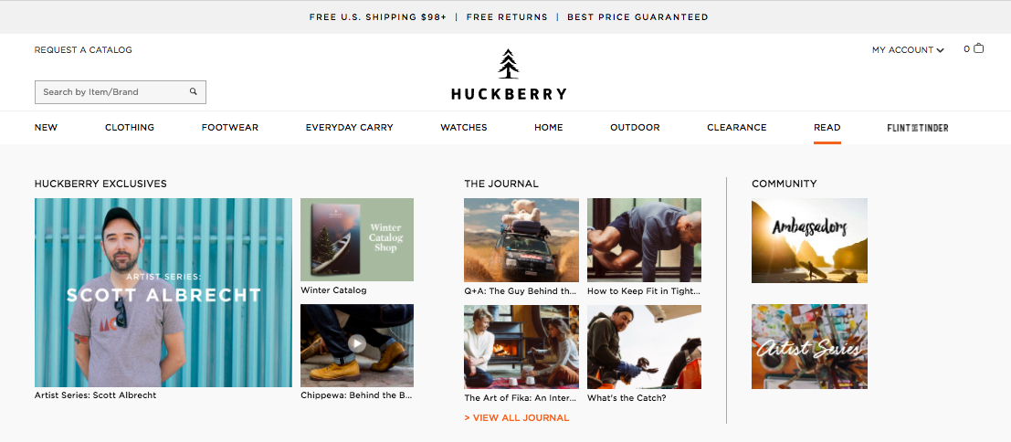 Huckberry Journal