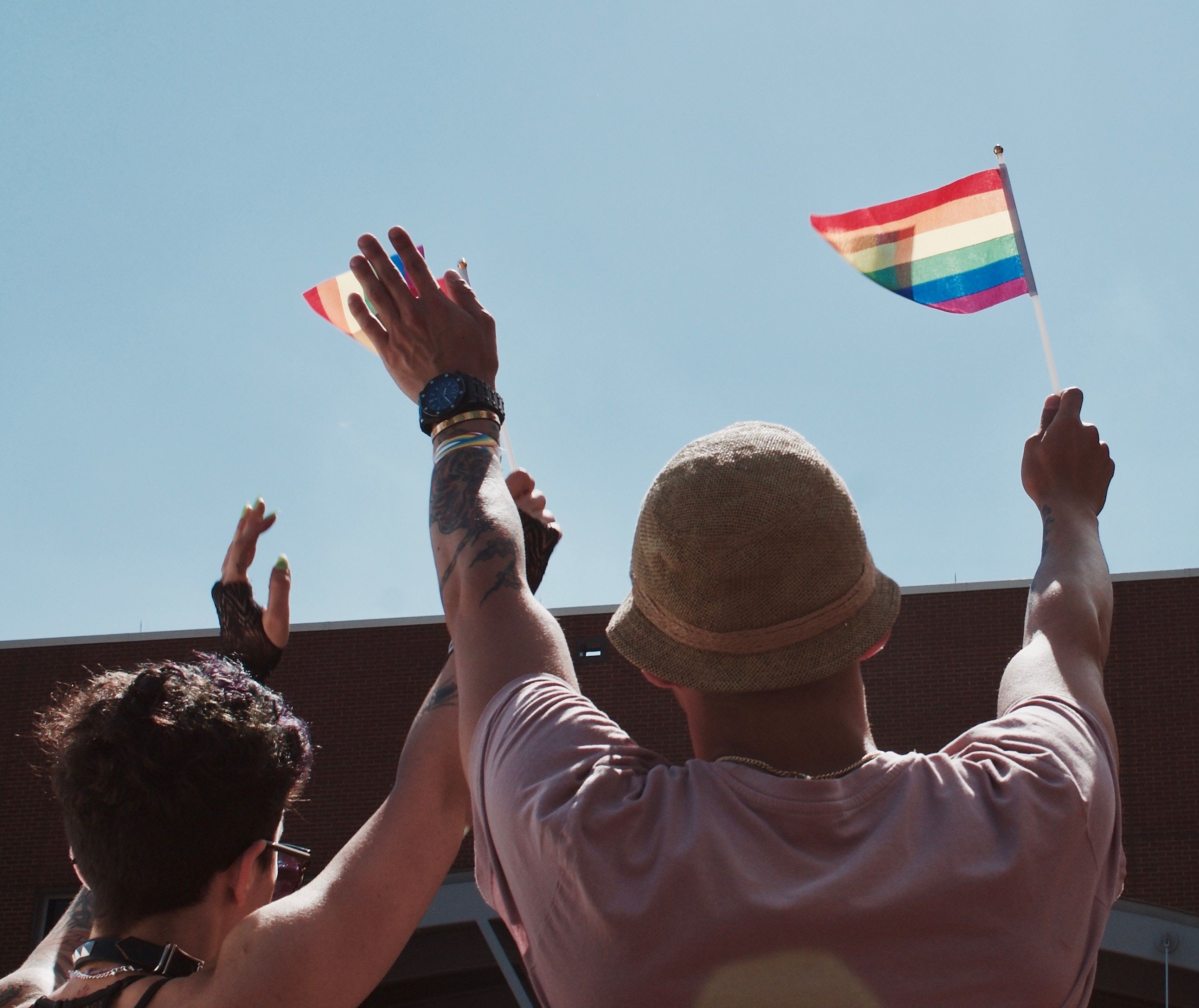 pride flag display