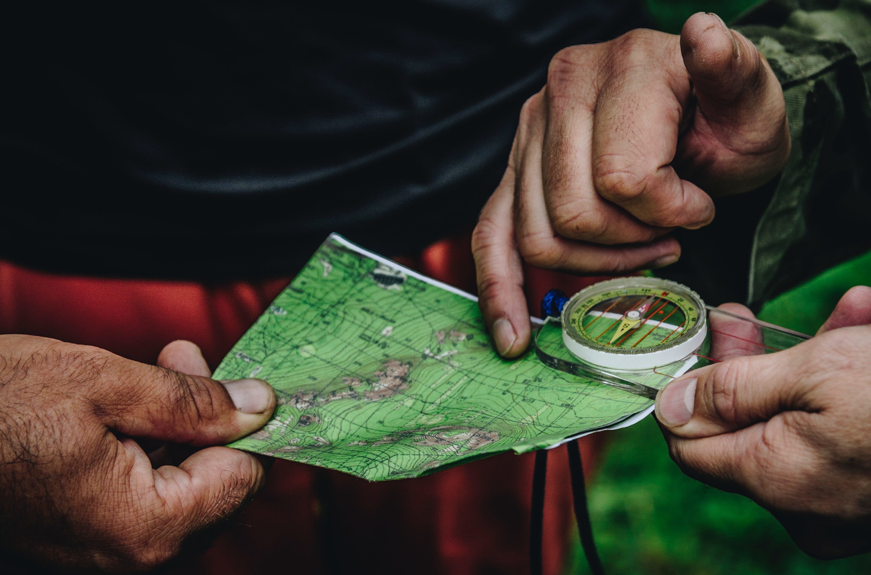 map and compass