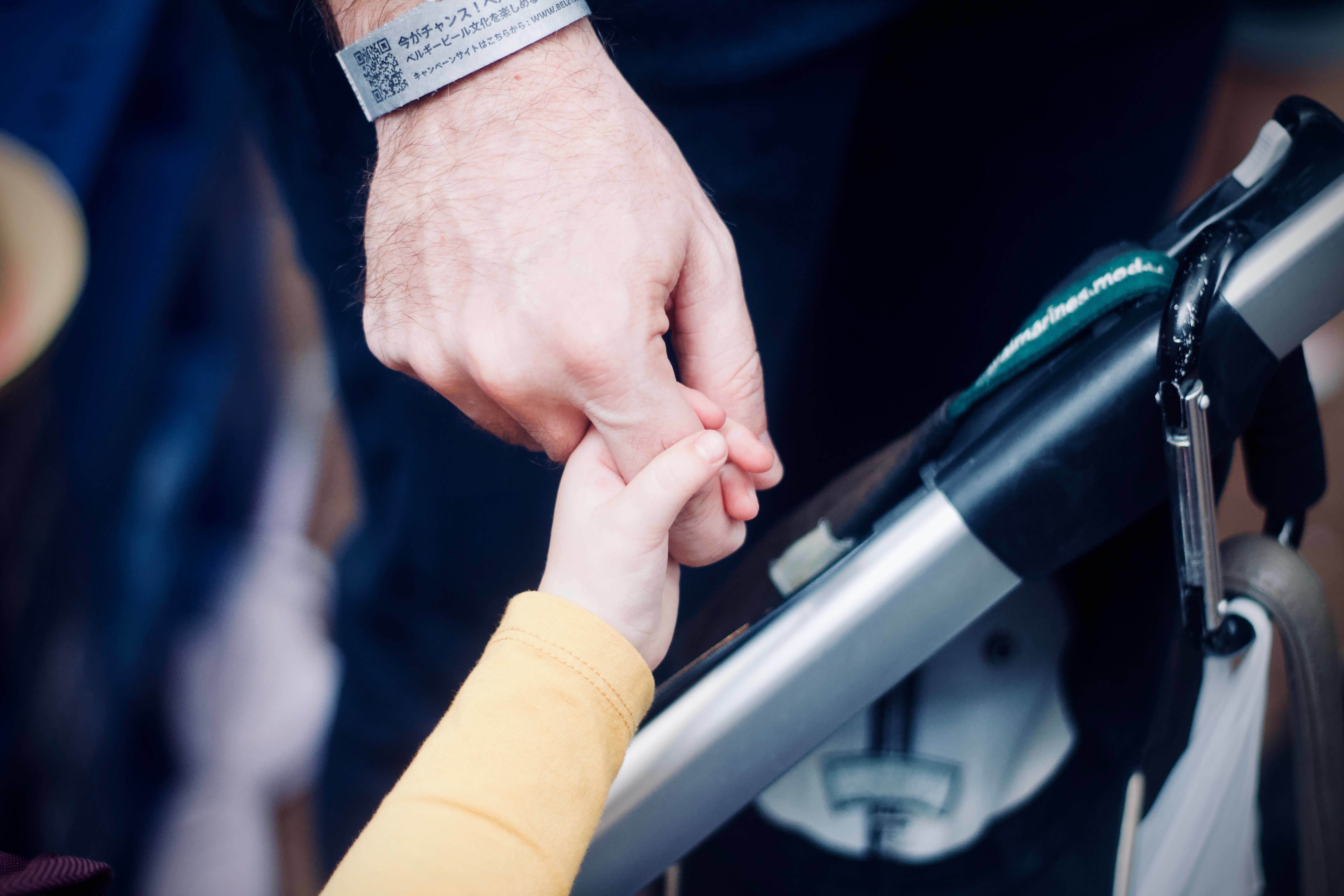 kid and parent hands