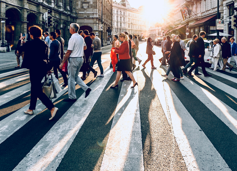 people walking