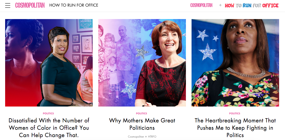 cosmopolitans political content hub