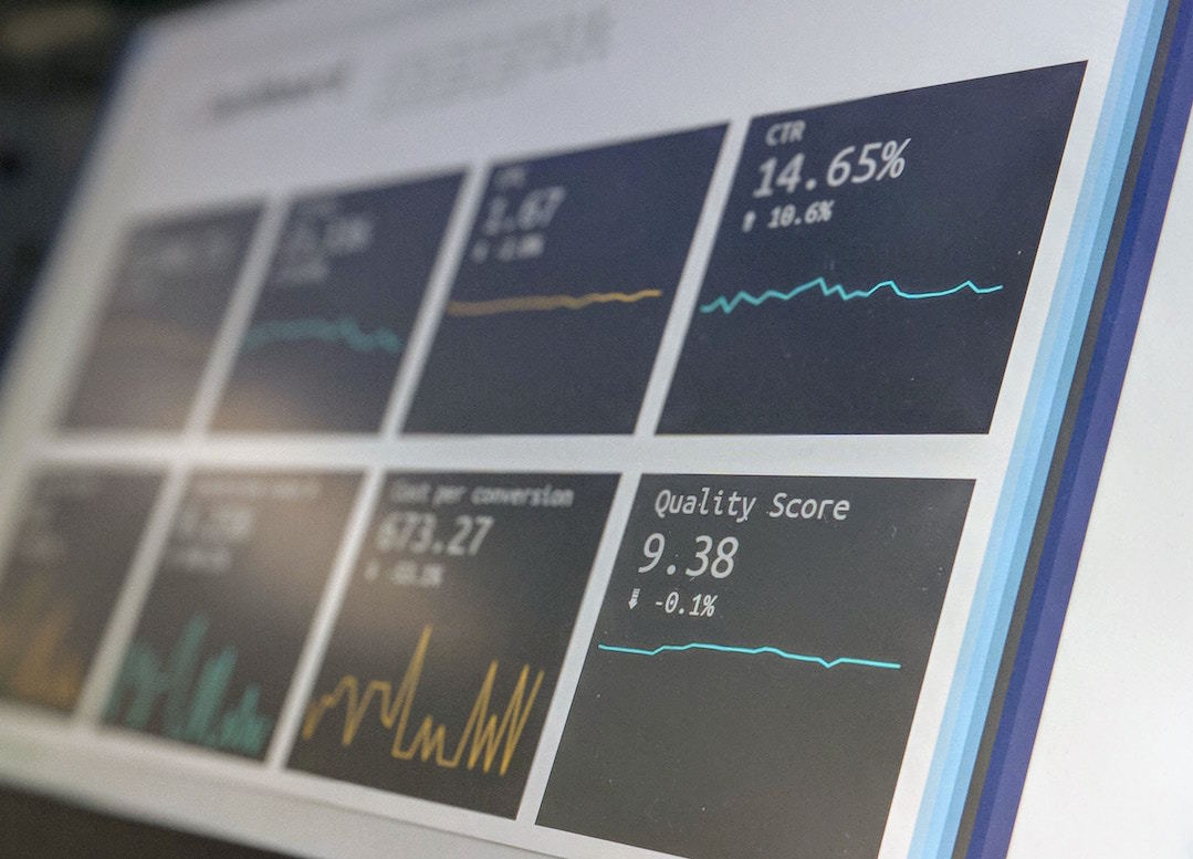 A web metrics dashboard