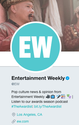 entertainment weekly twitter