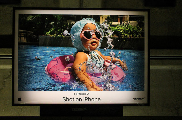 iPhone billboard