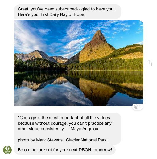 glacier national park chat bot