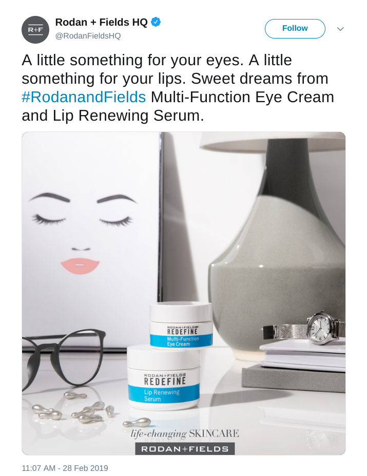 Rodan + Fields social post