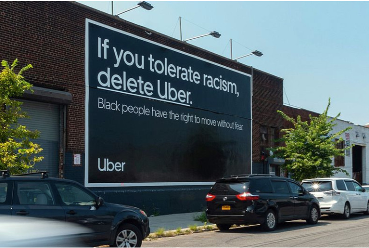 Uber advertisement