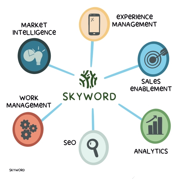 Skyword connects to other leading martech software