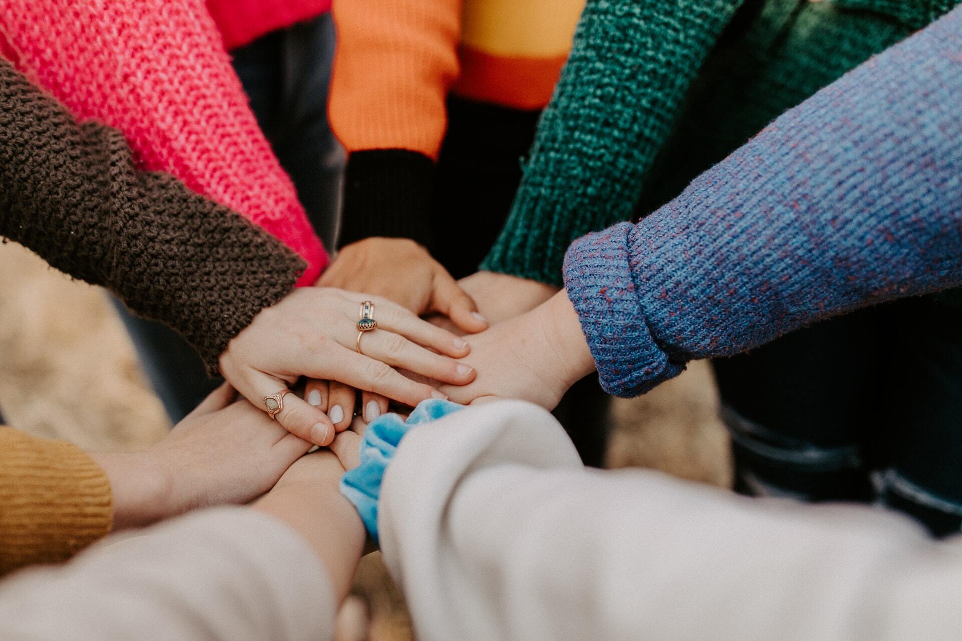 Team handshake